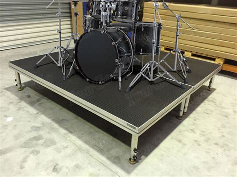 Newest Drum Riser With Stage Platforms Used Mobile Stage Tourgo