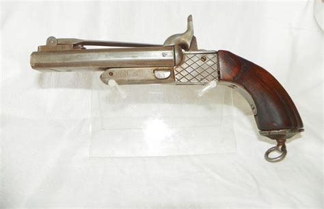 French Lefaucheux Double Barrel Gun With Bayonet Circa 1850s Catawiki