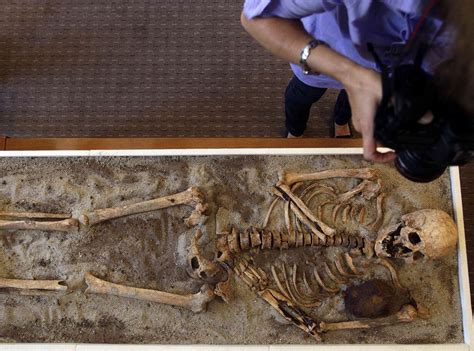 Vampire Skeleton On Display At Natural History Museum Bulgaria Mirror Online