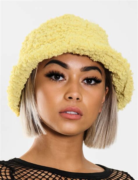 Blazed Fuzzy Hat Yellow Fuzzy Hat Hats Fuzzy