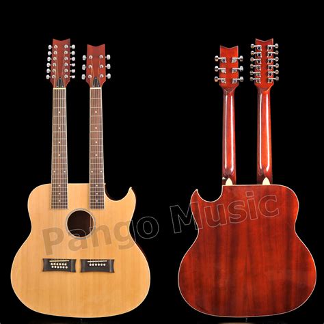 126 Strings Double Neck Acoustic Guitar Of Pango Music Factory Pdn 1212 China Guitar And