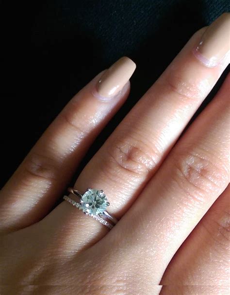 Pave Wedding Band With Solitaire Jenniemarieweddings