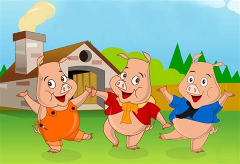 Children Stories Three Little Pigs Short Story