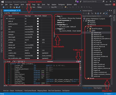 How To Document Sql Server Database Using Visual Studio Dataedo Blog