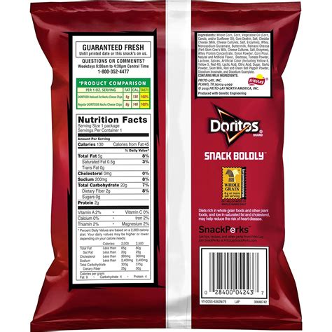 Nutrition Facts Label For Doritos Label Design Ideas My Xxx Hot Girl