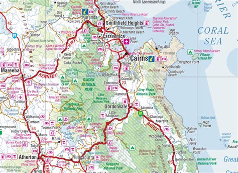 Cairns And Region Map Hema Maps Online Shop