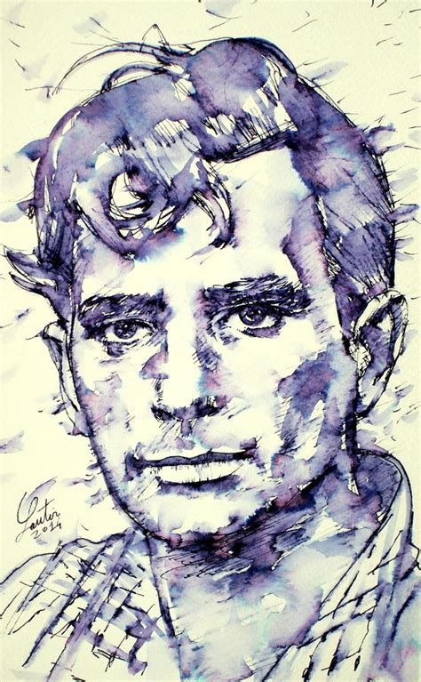 Jack Kerouac Portrait2 Painting By Fabrizio Cassetta