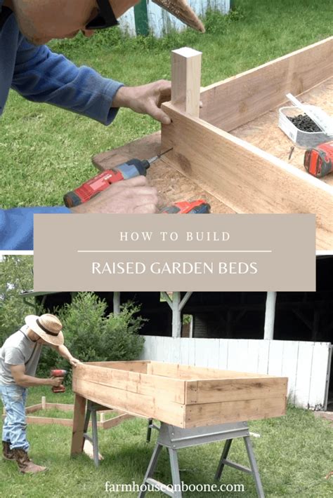 How To Build A Raised Garden Bed For Cheap Farmhouse On