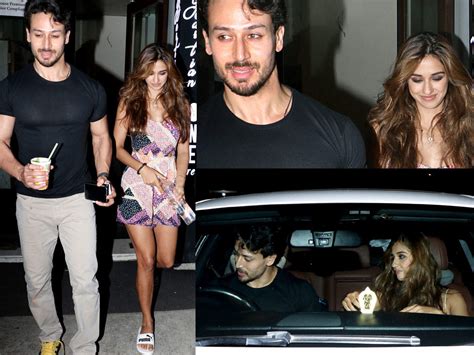 Photo Disha Patani And Tiger Shroff Spotted On A Dinner Date At Their