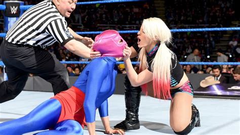 Photos Alexa Bliss Upset By A Mysterious Luchadora Wwe Superstars