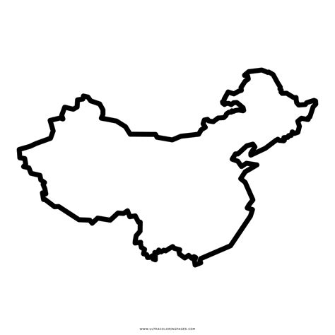 China Map Coloring Page China Blank Map Maker Maryann Library