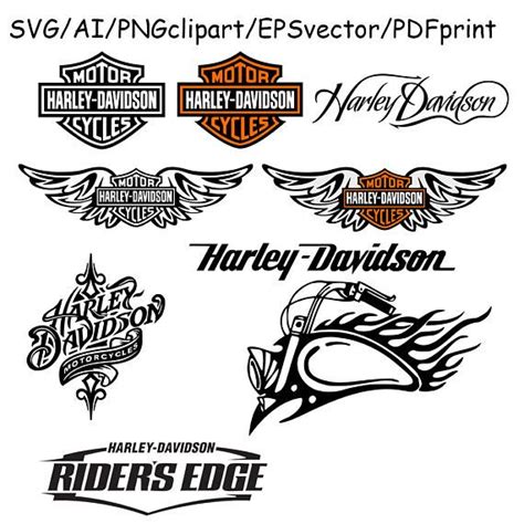 Harley Davidson Logo Svg Harley Davidson Clipart Cut File Anything