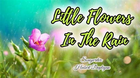 Little Flowers In The Rain 2020 With Lyrics By Lifebreakthroughmusic