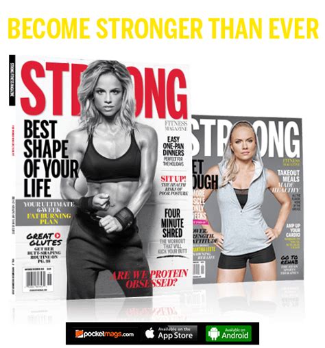 STRONG Fitness Mag | For Women Who Live to be Fit | Fitness magazine, Fitness mag, Fitness