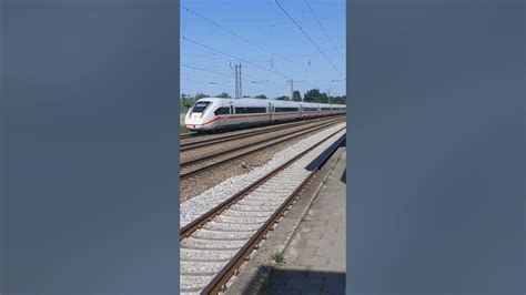 Der Zug Hat Keine Bremsen 28 Sfs München Augsburg Durchfahrt In Olching Mit Ice 4