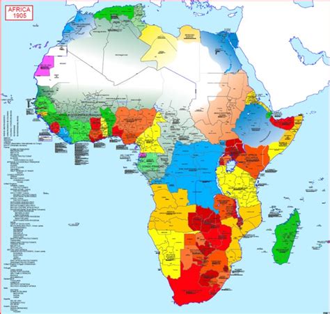 Africa is one of the most vulnerable continent in the world date backed to the period of colonialism and imperialism. Hisatlas - Map of Africa 1905
