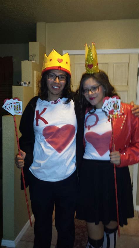 King And Queen Of Hearts Costume Diycostume Craftycostume Diy Kingandquee Queen Of Hearts