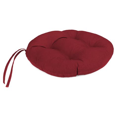 Warm seat cushions are especially nice for when the temperature drops. Jordan Manufacturing Outdoor Round Bistro Chair Cushion - Walmart.com - Walmart.com