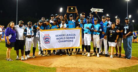 pariba little league claims 2018 senior league baseball world series championship little league