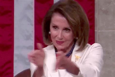 Gif Nancy Pelosi Clapping Know Your Meme