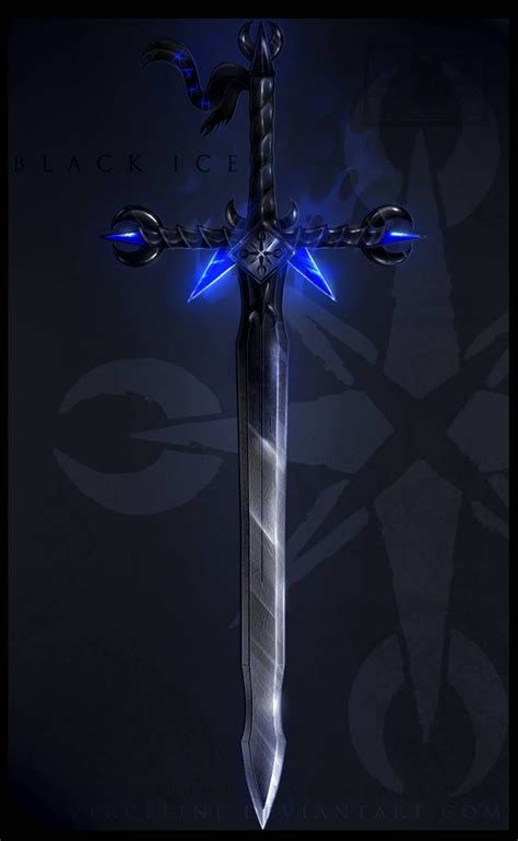 B L A C K I C E ~ Sword Design Update By Vyrosk On Deviantart In