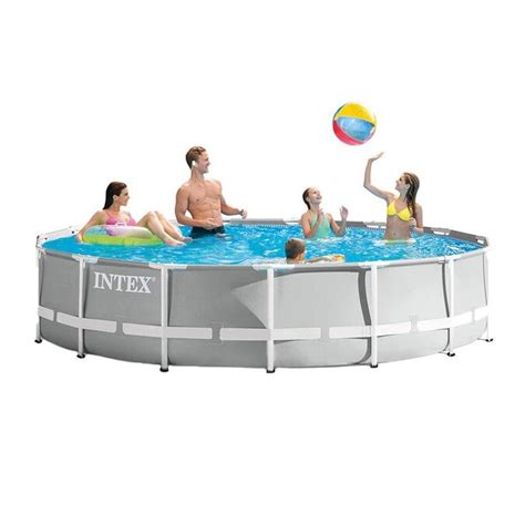 Intex 15 Ft X 15 Ft X 42 In Round Above Ground Pool In The