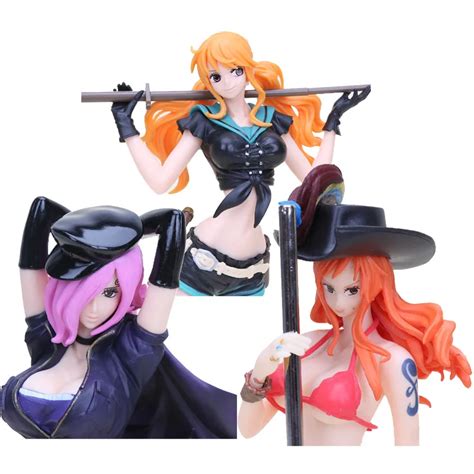 Buy Anime One Piece Figure Toys Boa Hancock Nami Vivi
