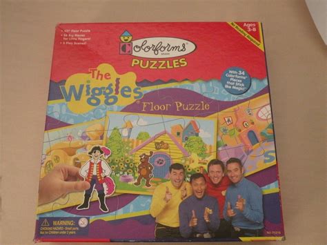 Colorforms The Wiggles Floor Puzzle With Colorform Stickers Complete