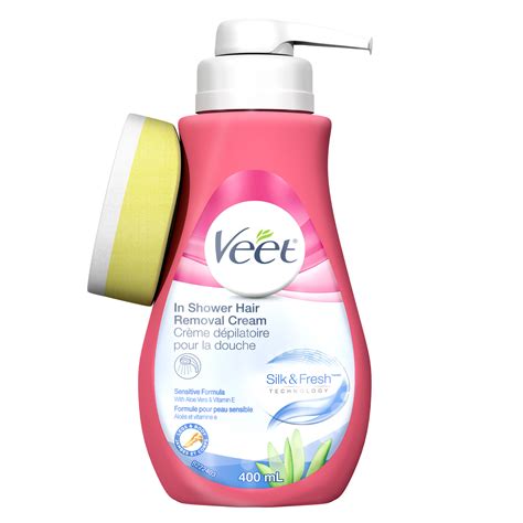 Most hair removal creams have a weird, pungent smell. VEET Hair Removal Gel Cream Sensitive Formula 400ml - Care ...