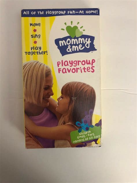 Mommy And Me Playgroup Favoritesvhs 2003tested Rare Vintage Collectible