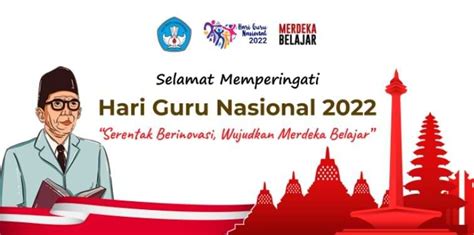 Contoh Banner Atau Baliho Hari Guru Nasional 2022 File Psd Review