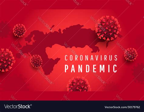 Coronavirus Infections Covid 19 Concept Global Vector Image
