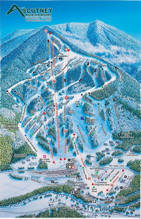 New England Ski Resorts Map Maps For You