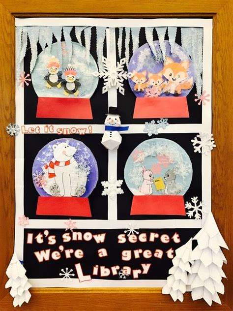 Snow Globe Display At Our Columbia Branch Book Display Kids Rugs