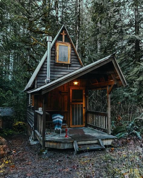 Abandoned Cabin Built For Significant Snowfall Outside Silverton