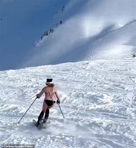 Chelsea Handler Goes Skiing In A Bikini To Celebrate Her Epic 48th