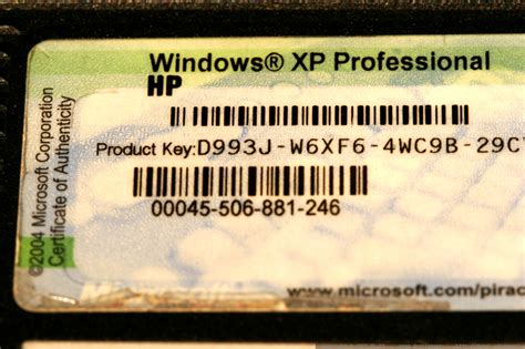 Carnaval A Inlocui Alocație Windows Xp Professional Cd Key Prime