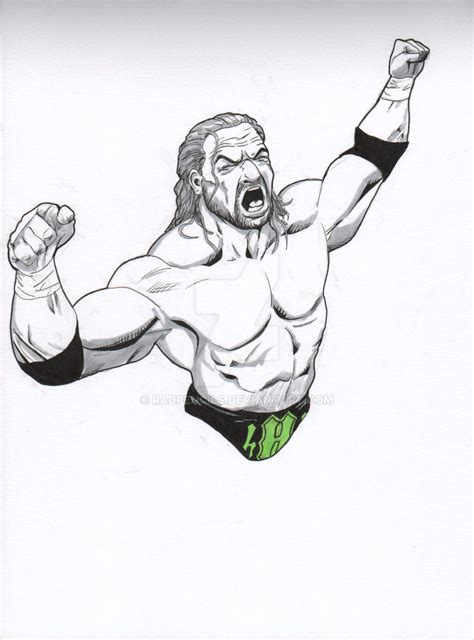 Wwe Triple H By Radpencils On Deviantart