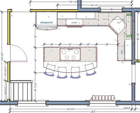 Incredible Island Kitchen Floor Plan 2023 Vermillionpc