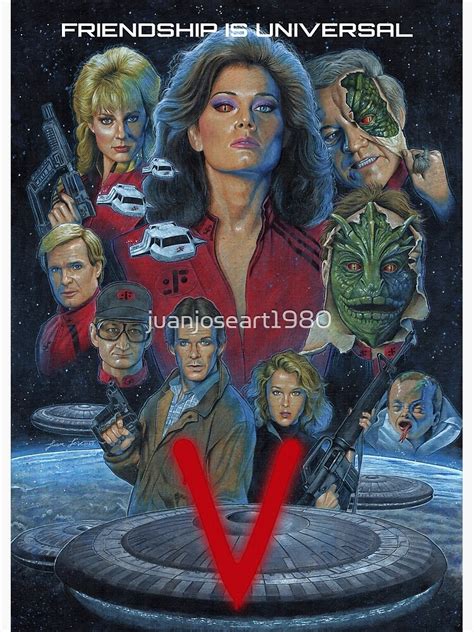 V Visitors Poster For Sale By Juanjoseart1980 Redbubble