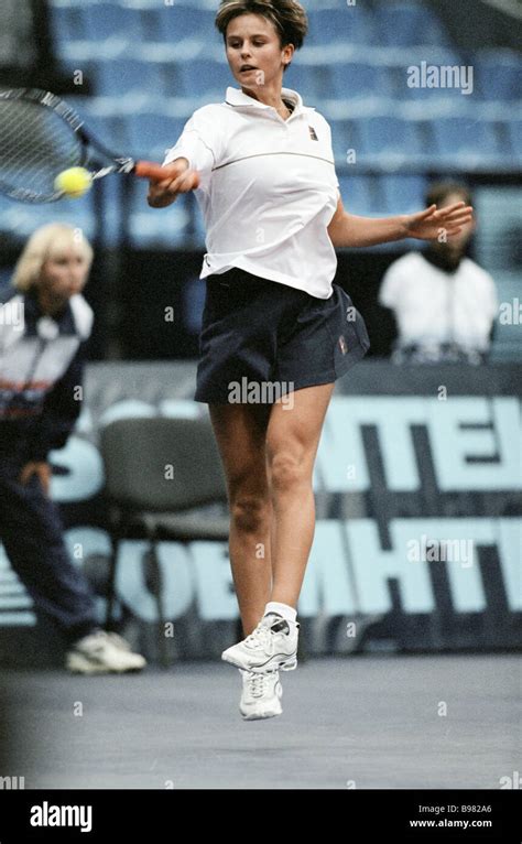Winner Of The Wimbledon Junior Tournament Lina Krasnorutskaya Stock Photo Alamy