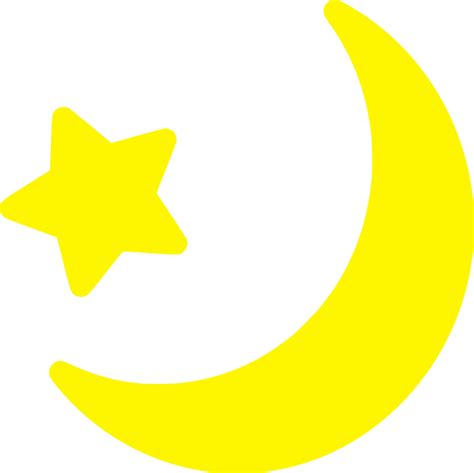 Yellow Moon And Star Icon Clipart Panda Free Clipart Images