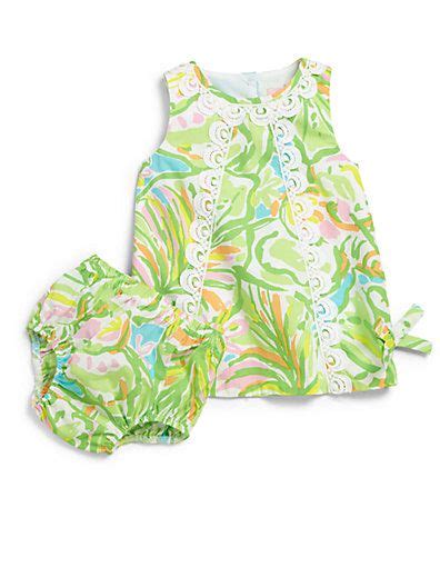 Lilly Pulitzer Kids Infants Two Piece Lilly Lace Shift Bloomers Set