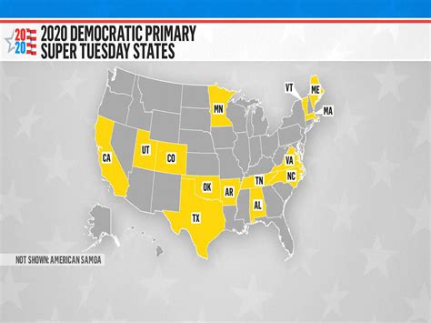 Super Tuesday 14 States Across The Nation Are Holding Primaries Today