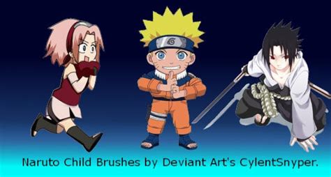 Naruto Child Brushes By Cylentsnyper On Deviantart
