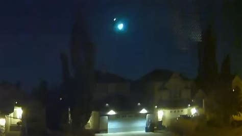 Fireball Lighting Up Canadian Night Sky Is Caught On Doorbell Camera