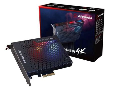 Avermedia Live Gamer 4k 4kp 60 Hdr Capture Card Ultra Low Latency For