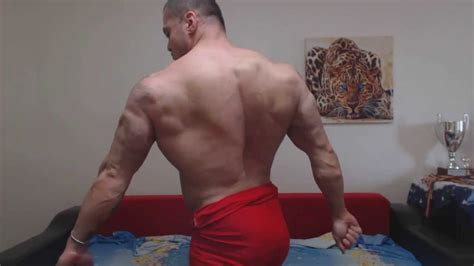 Carin The Bodybuilder Flexing Huge Muscles In Wrestling Singlet Youtube