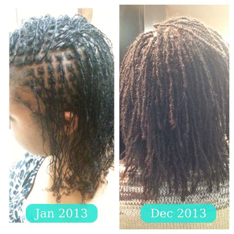 One Year Loc Texture Difference One Month Into My Braidlocs And Im