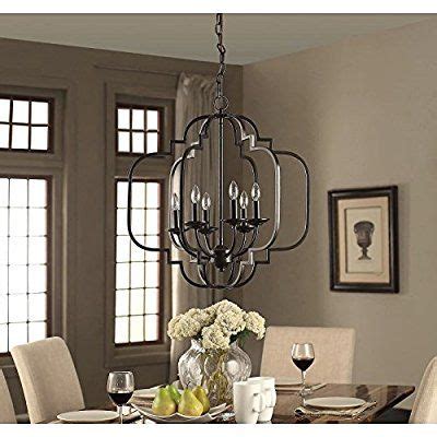 Franklin iron works bronze wood wagon wheel chandelier 26 3/4 wide rustic farmhouse clear. Modern Farmhouse Chandelier Suitable For Dining Rooms And ...